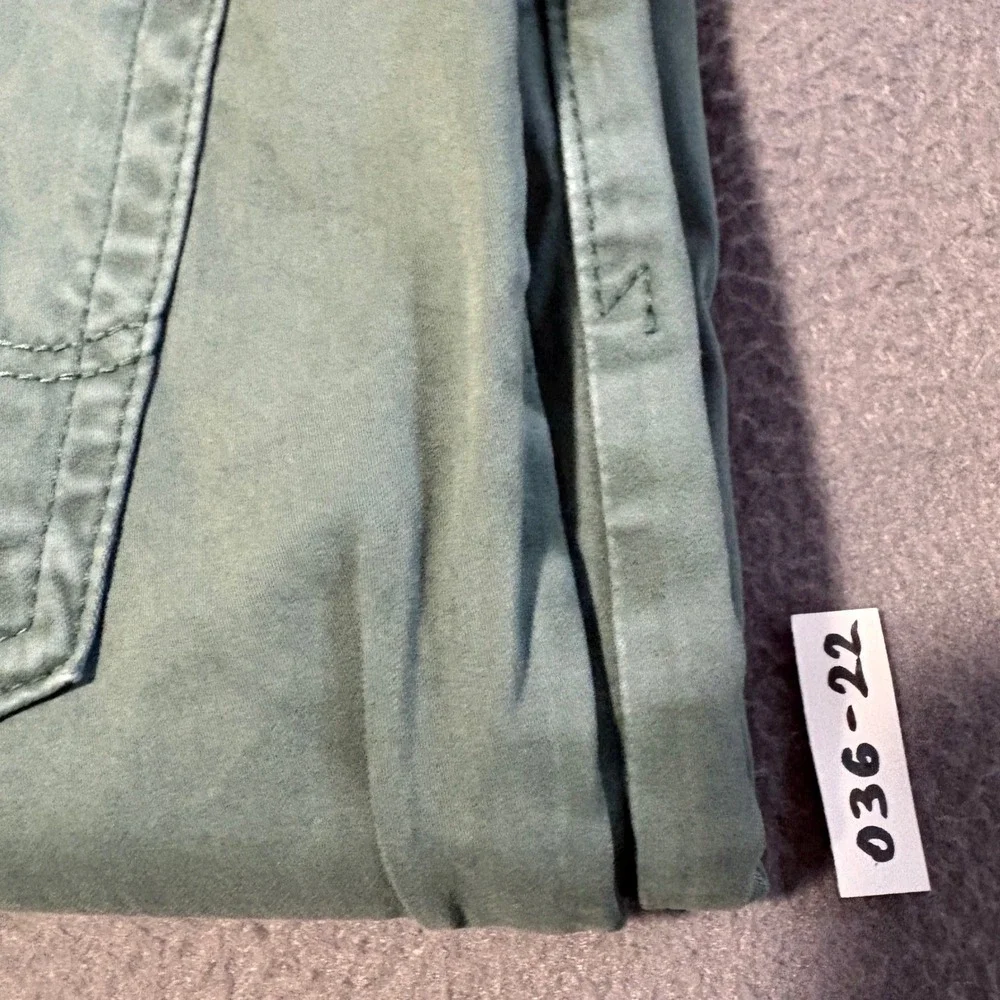 AG Adriano Goldschmied Graduate Pants Mens Fits 38x31 Green Tailored Leg Chino